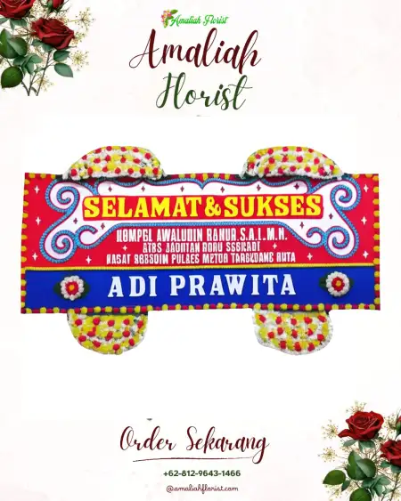 Papan Bunga Ucapan Selamat Keborangan